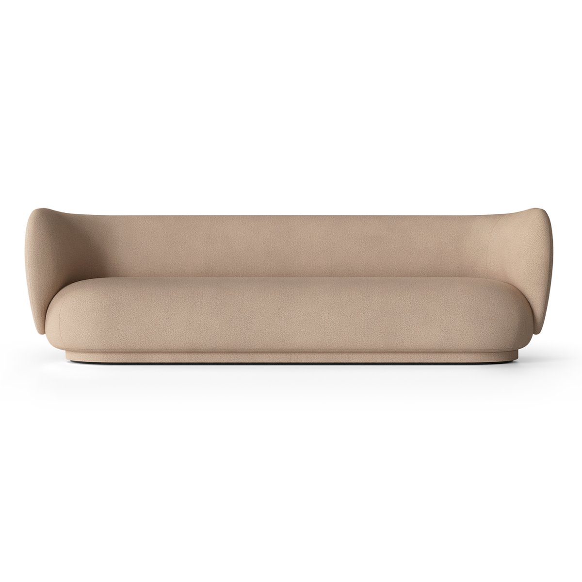 Ferm Living Rico sofa 4-seat Brushed sand | Scandinavian Design | Sofas | Beige
