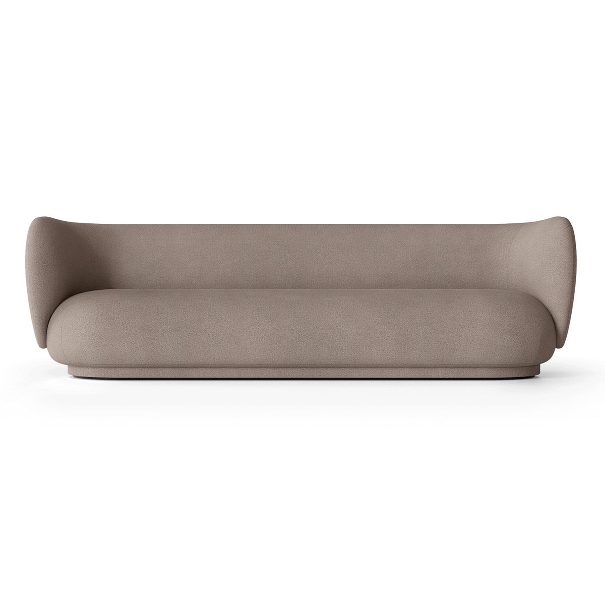 Ferm Living Rico sofa 4-seat Brushed warm grey | Scandinavian Design | Sofas | Grey