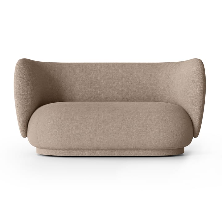 Rico sofa bouclé 2-seat - Bouclé sand - Ferm LIVING