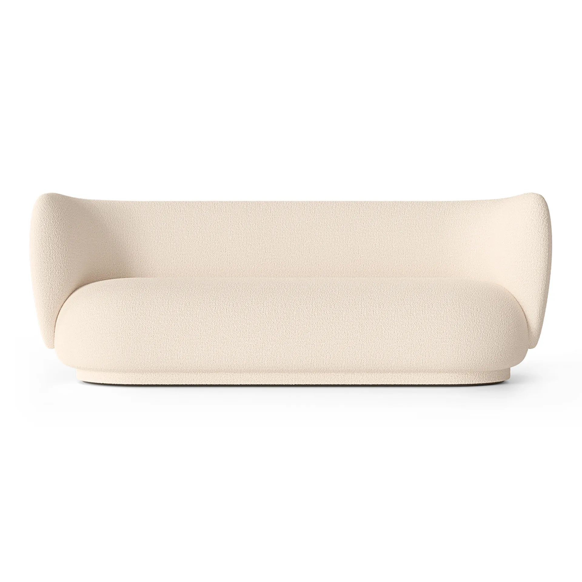 Rico sofa bouclé 3-seat, Wool bouclé off white Ferm Living