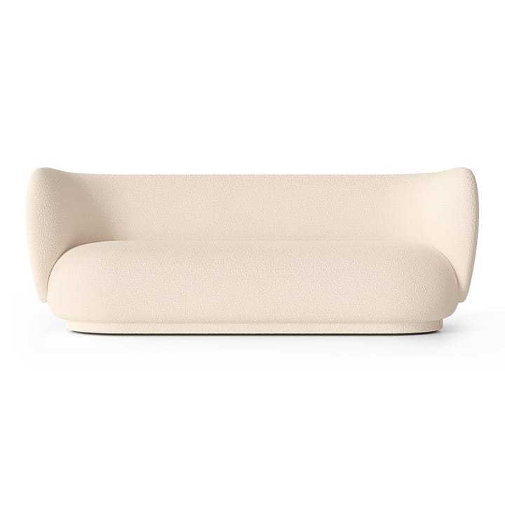 Rico sofa bouclé 3-seat - Wool bouclé off white - ferm LIVING