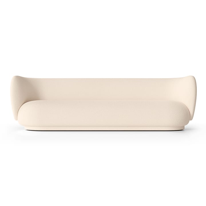 Rico sofa bouclé 4-seat - Wool bouclé off white - ferm LIVING