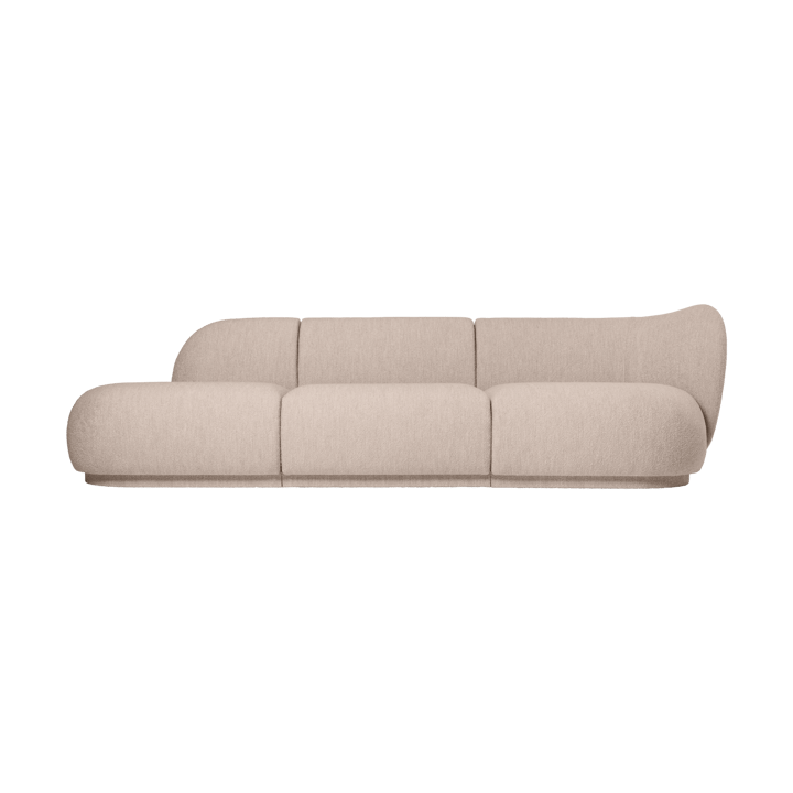 Rico sofa module armrest R Soft Bouclé, Natural Ferm Living