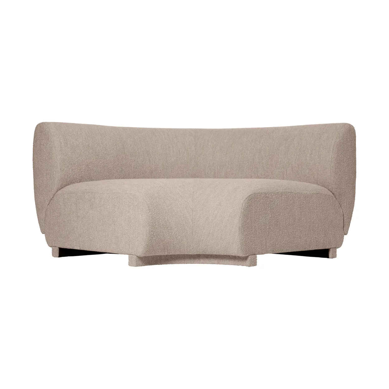 Ferm Living Rico sofa module corner 90 Soft Bouclé Natural