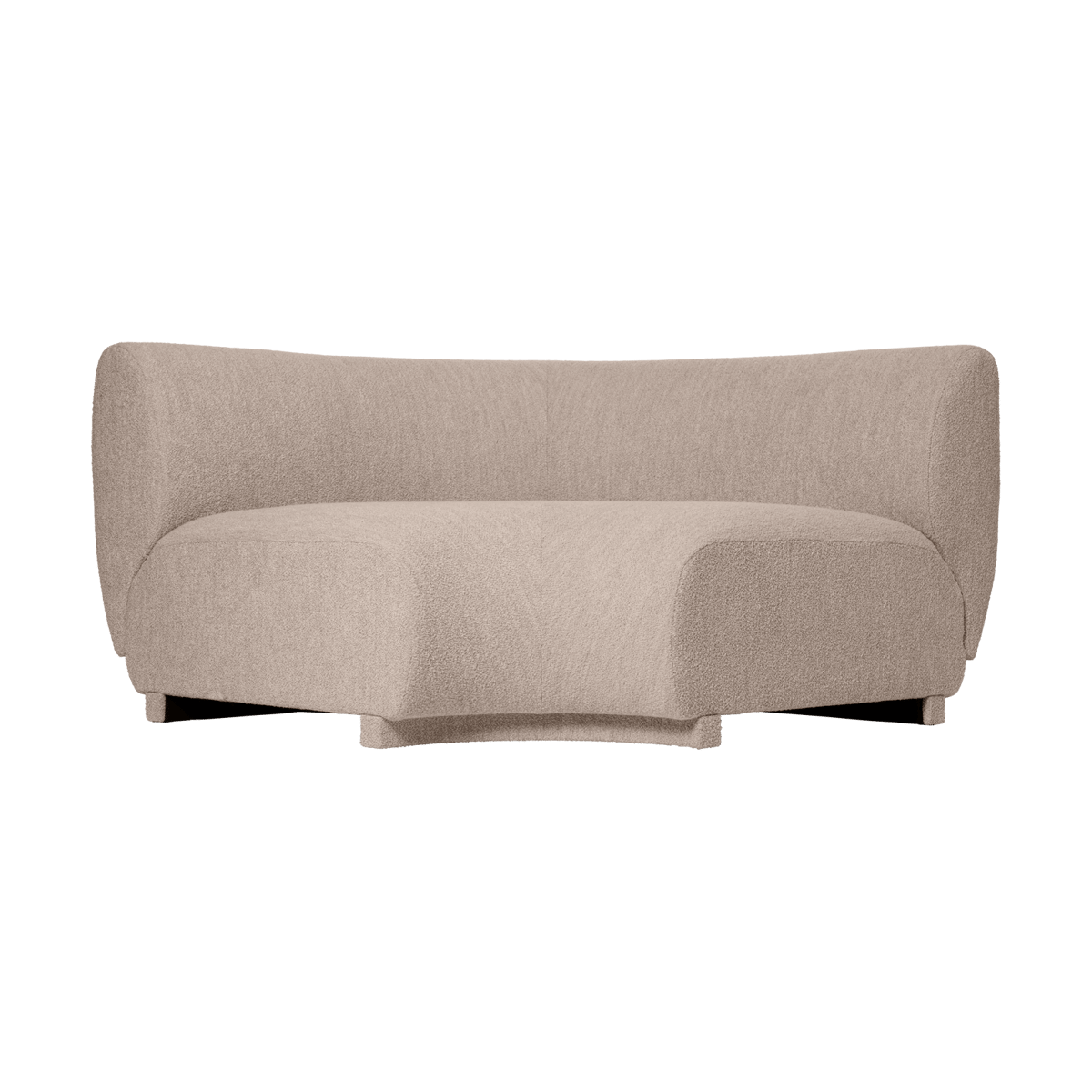 Ferm Living Rico sofa module corner 90 Soft Bouclé Natural