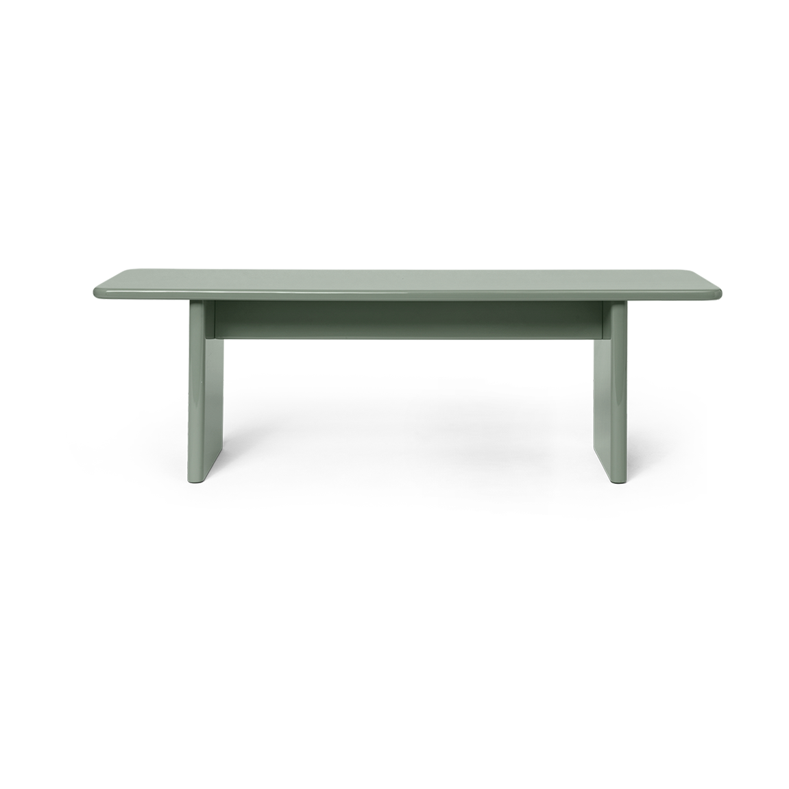 Ferm Living Rink bench 140 cm Tea green | Scandinavian Design | Benches | Green