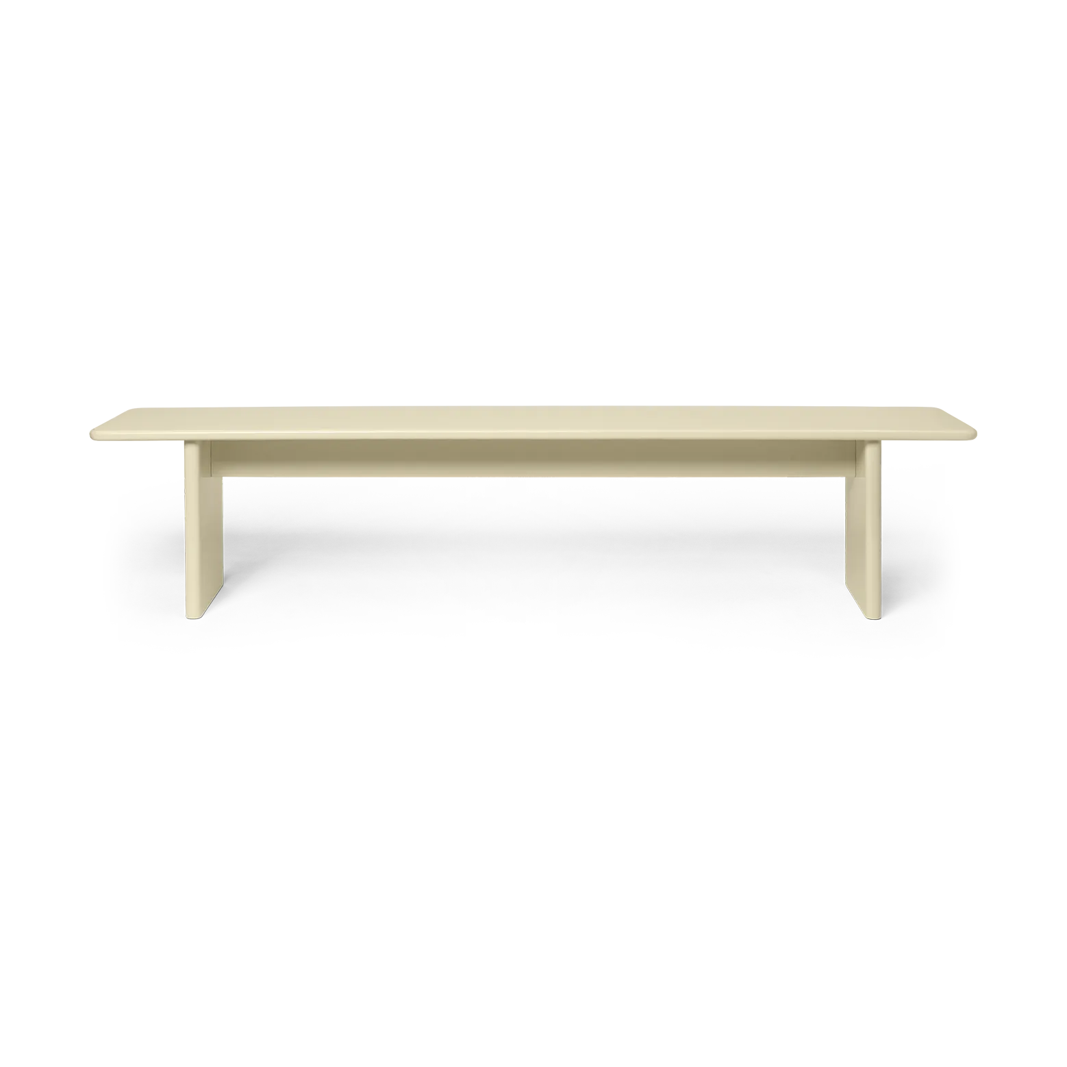 Rink bench 200 cm, Eggshell Ferm Living