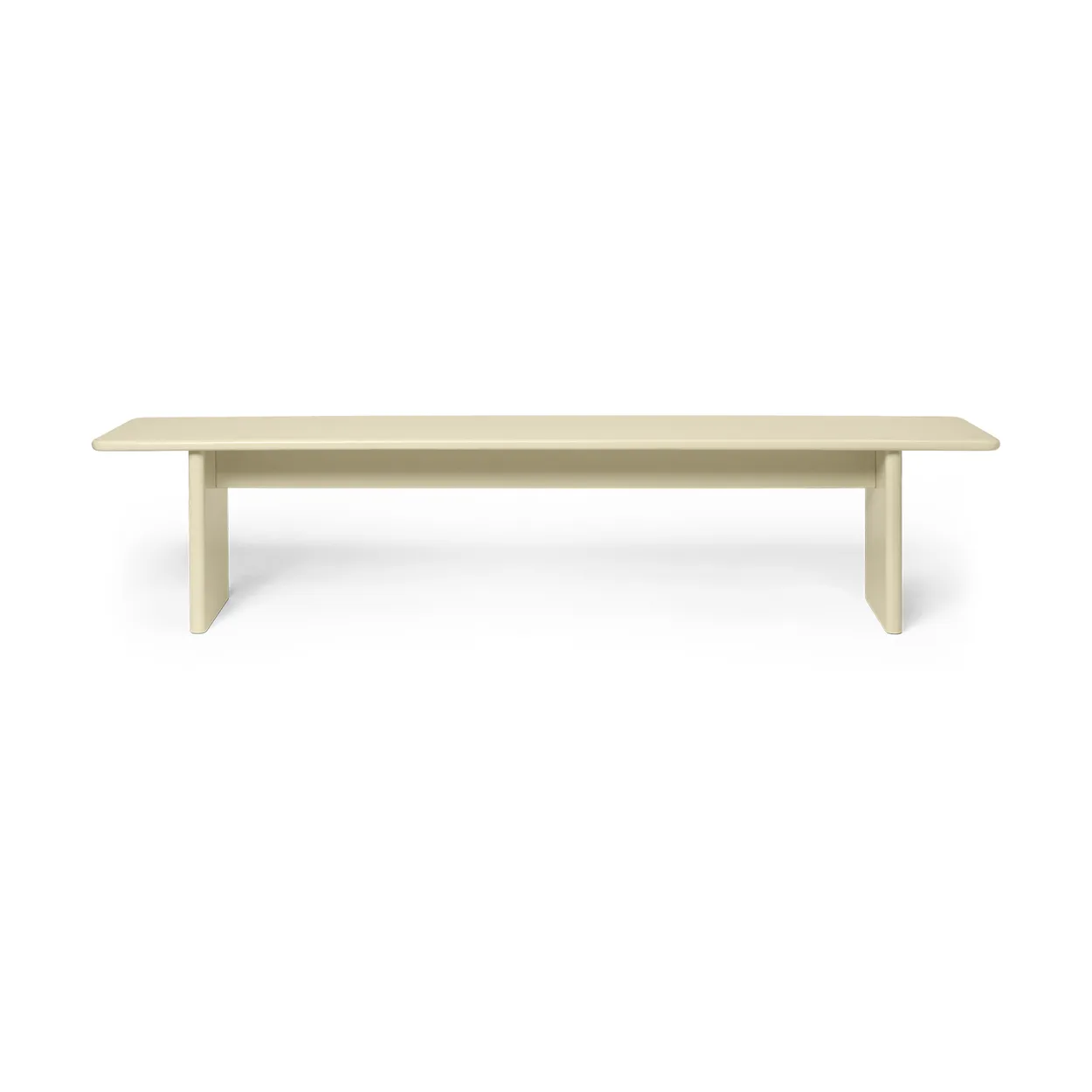 Ferm Living Rink bench 200 cm Eggshell | Scandinavian Design | Benches | White