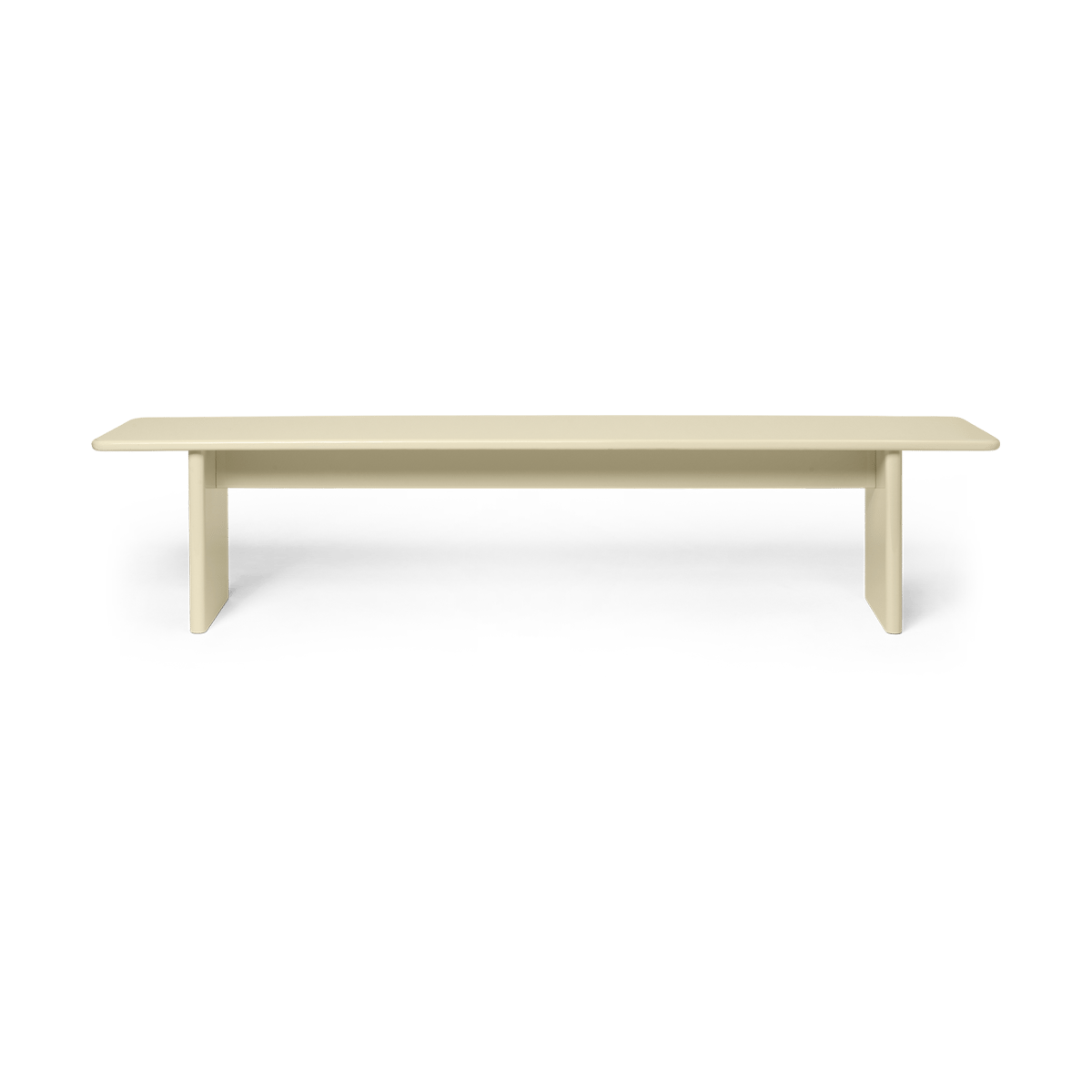 Ferm Living Rink bench 200 cm Eggshell | Scandinavian Design | Benches | White