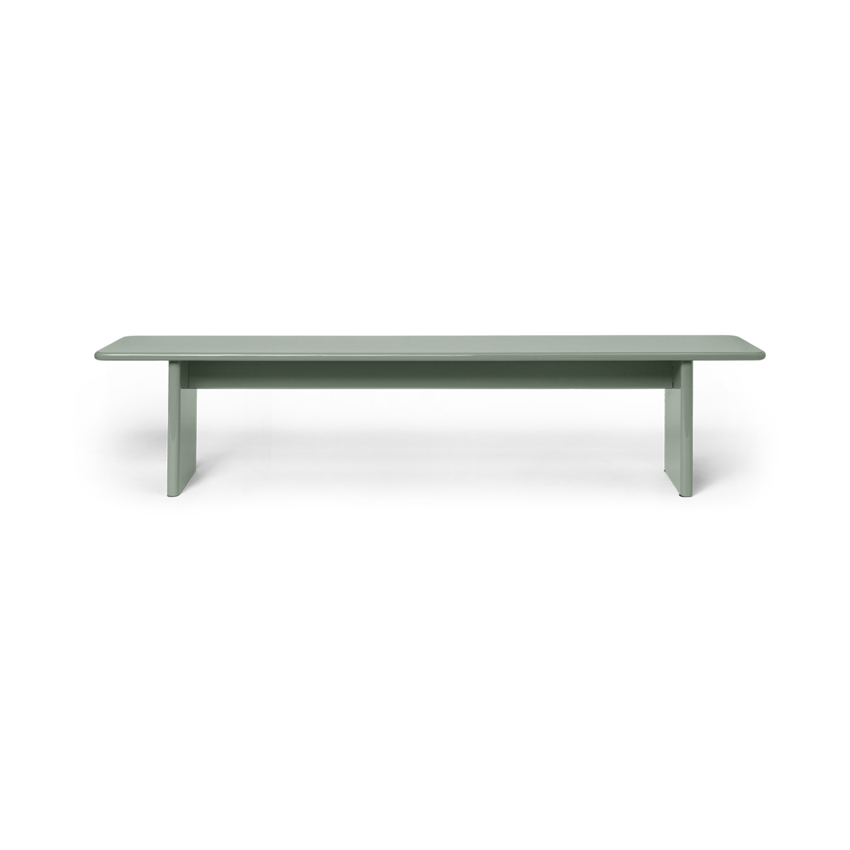 Ferm Living Rink bench 200 cm Tea green | Scandinavian Design | Benches | Green