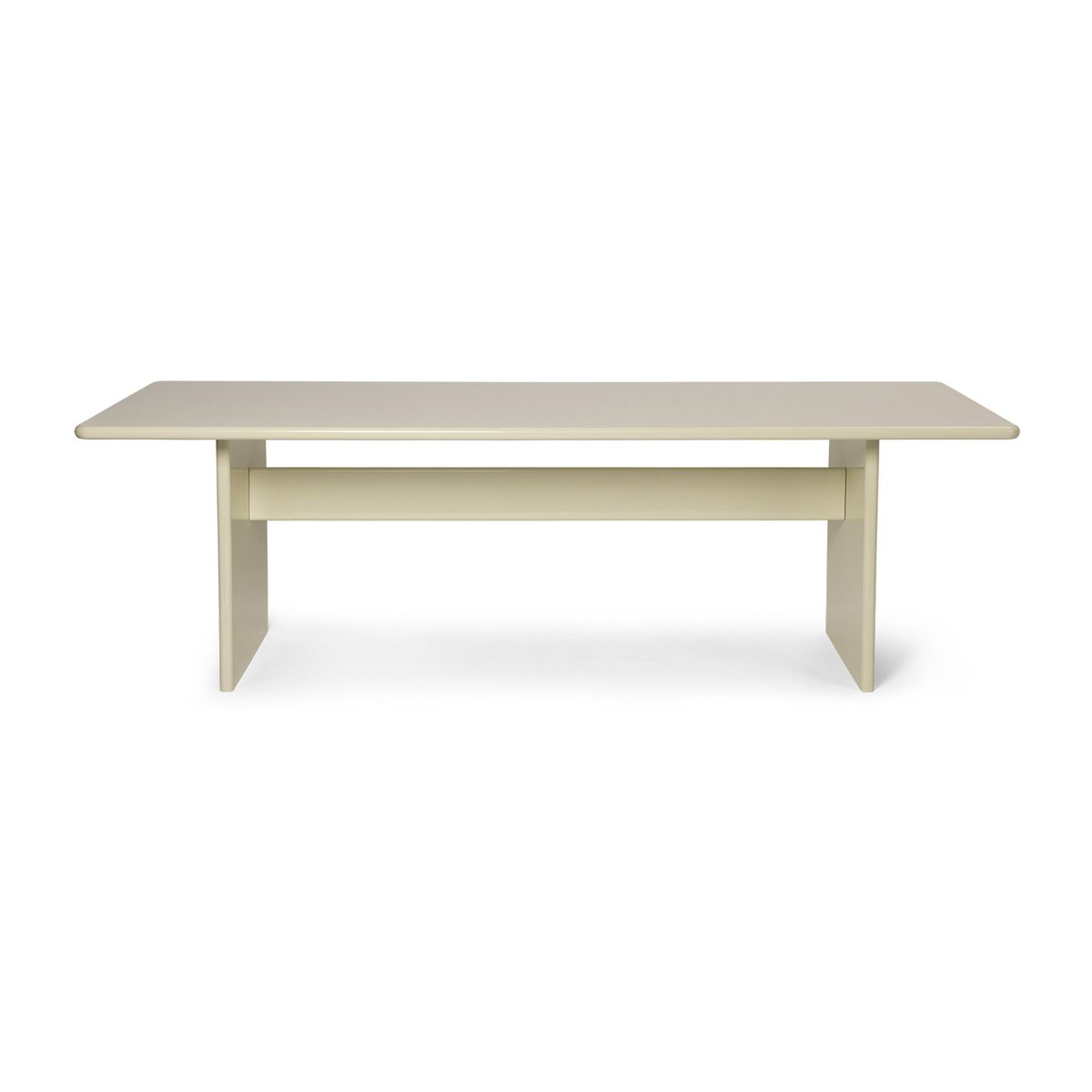 Ferm Living Rink dining table large 240x90x74 cm Eggshell