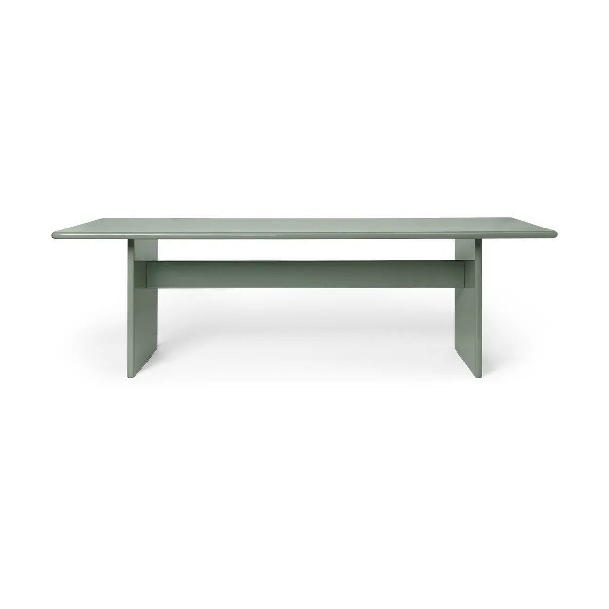 Ferm Living Rink dining table large 240x90x74 cm Tea green