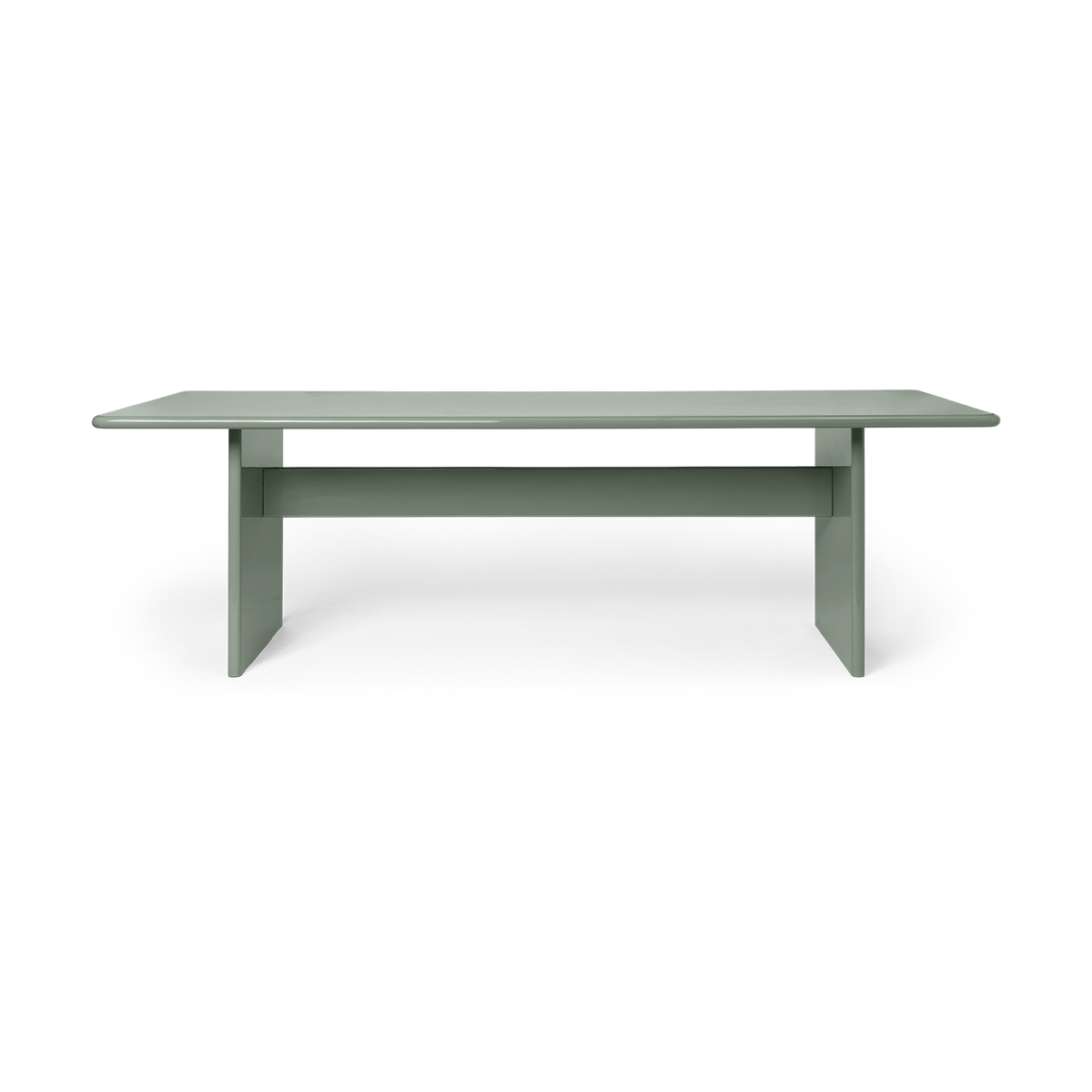 Ferm Living Rink dining table large 240x90x74 cm Tea green