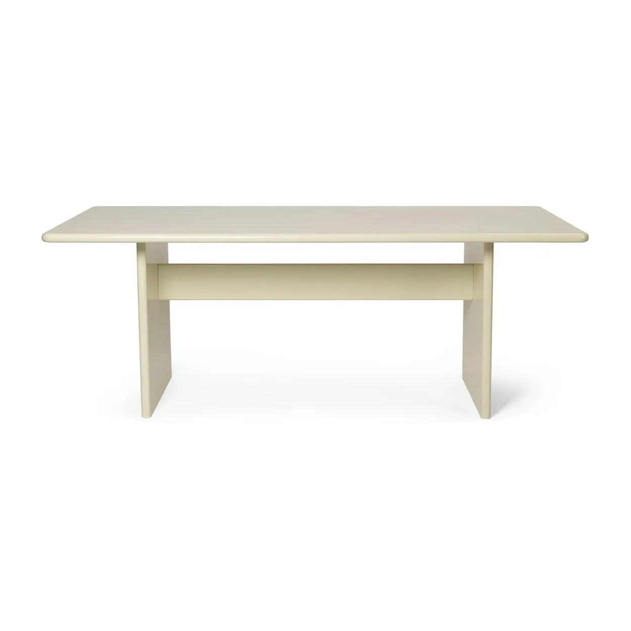 Ferm Living Rink dining table small 200x90x74 cm Eggshell