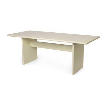 Rink dining table small 200x90x74 cm - Eggshell - ferm LIVING