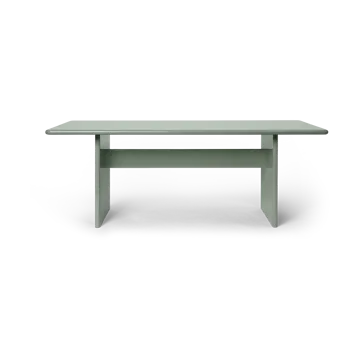 Rink dining table small 200x90x74 cm - Tea green - Ferm Living