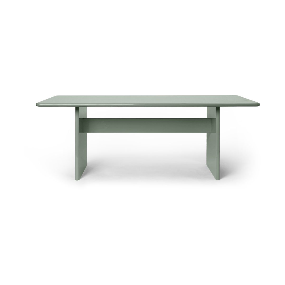 Ferm Living Rink dining table small 200x90x74 cm Tea green