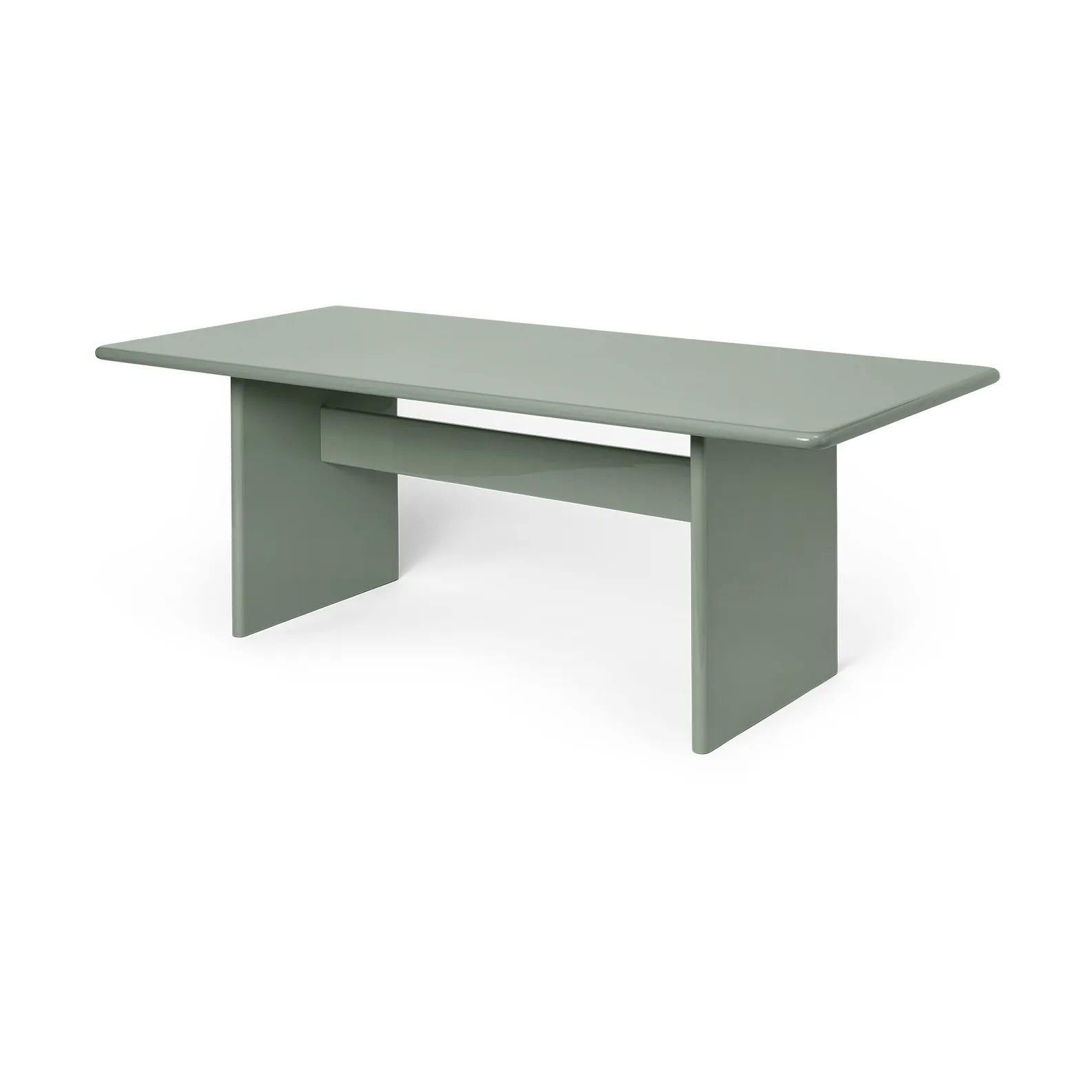Rink dining table small 200x90x74 cm, Tea green Ferm Living