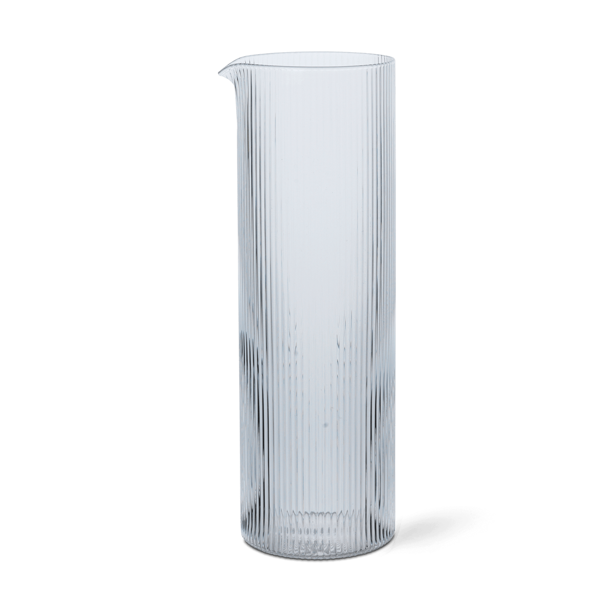 Ferm Living Ripple carafe 1,12 L Clear | Scandinavian Design | Water jugs and carafes | Transparent