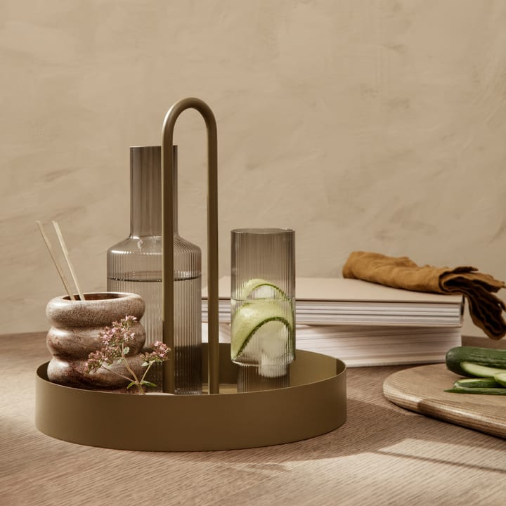 Ripple carafe - smoked grey - ferm LIVING