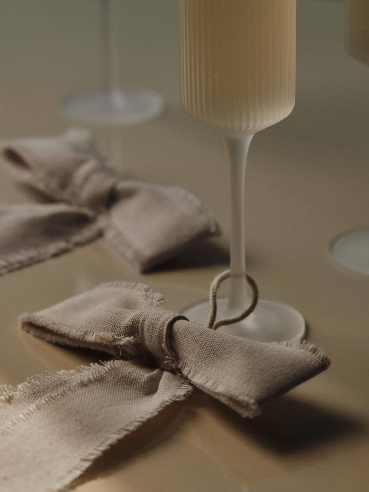 Ripple Champagne flutes champagne glasses 15 cl 2-pack, Frosted Ferm Living