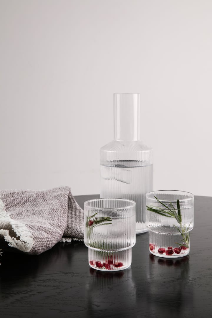 Ripple glass 4-pack - clear - ferm LIVING