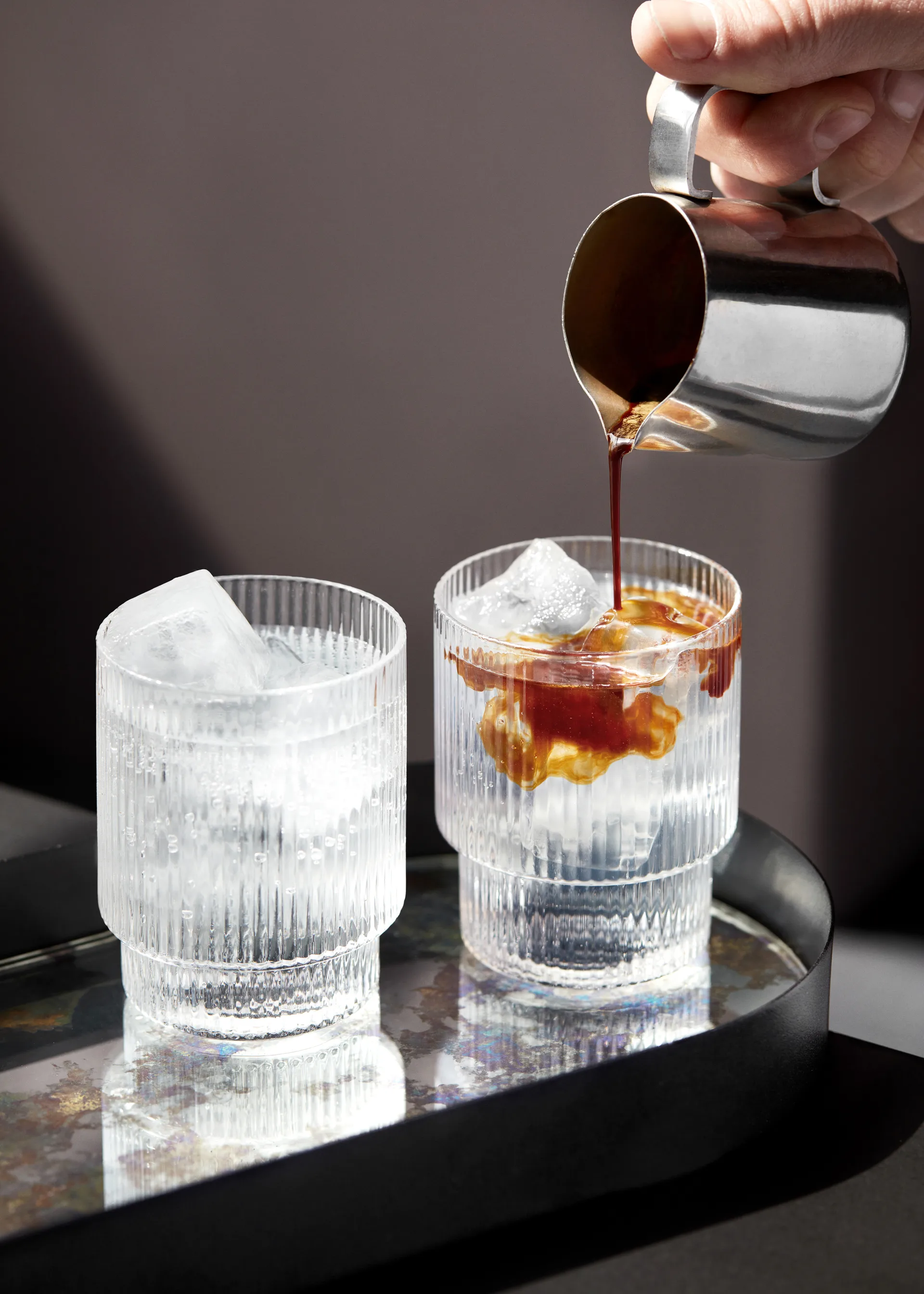 Ripple glass 4-pack, clear Ferm Living