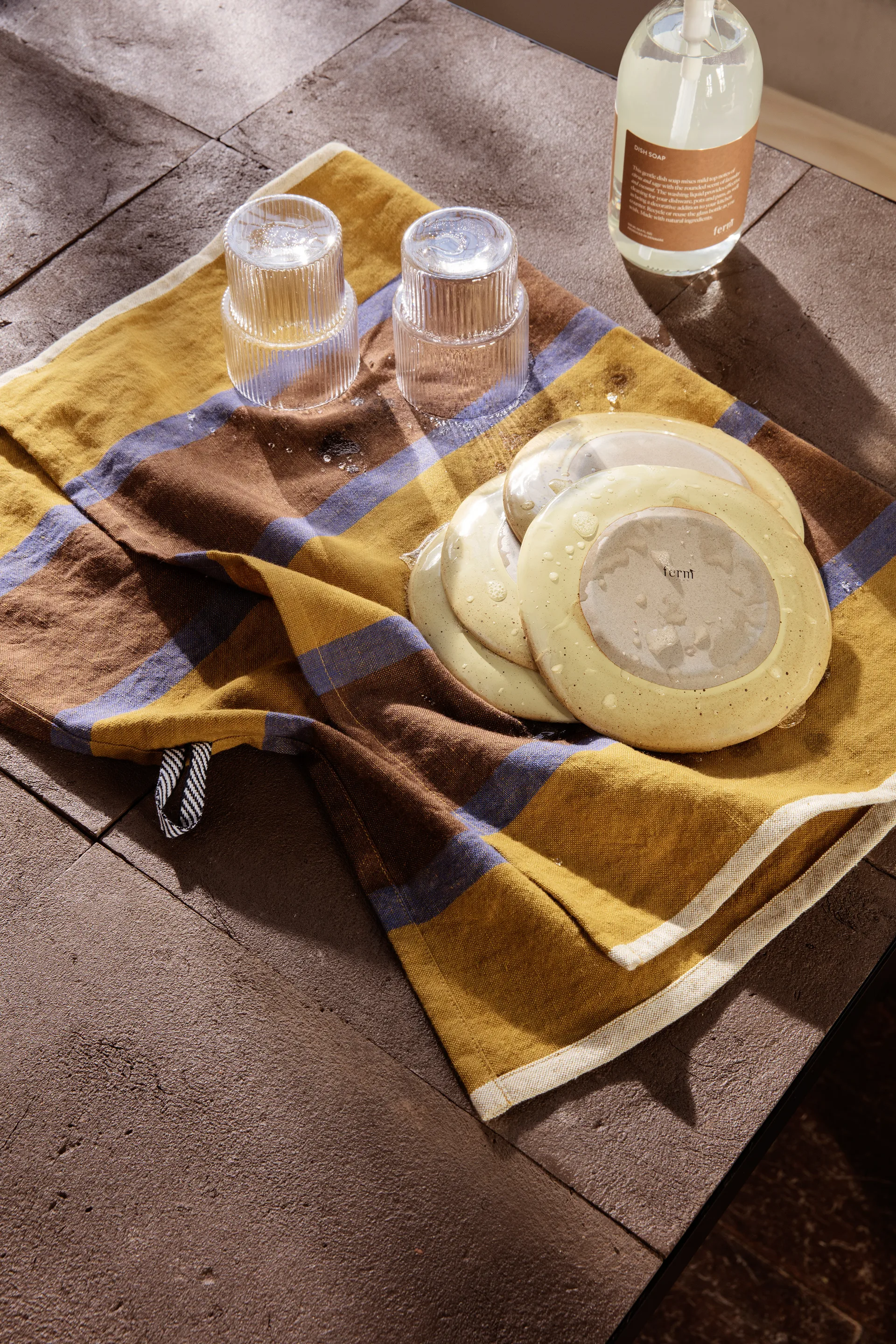 Ripple glass 4-pack, clear Ferm Living