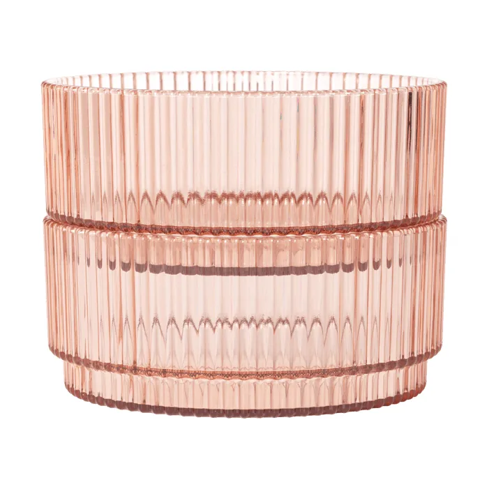 Ripple kids bowl, Blush, 2-pack Ferm Living