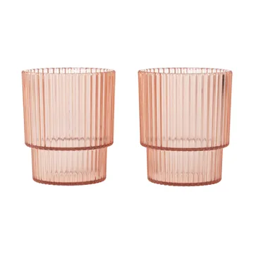Ripple kids glass - Blush, 2-pack - Ferm Living