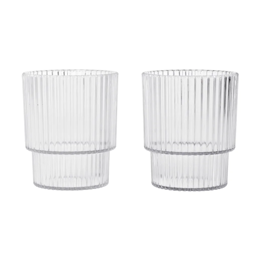 Ripple kids glass, Clear, 2-pack Ferm Living