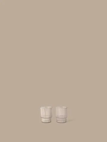 Ripple kids glass - Clear, 2-pack - Ferm Living