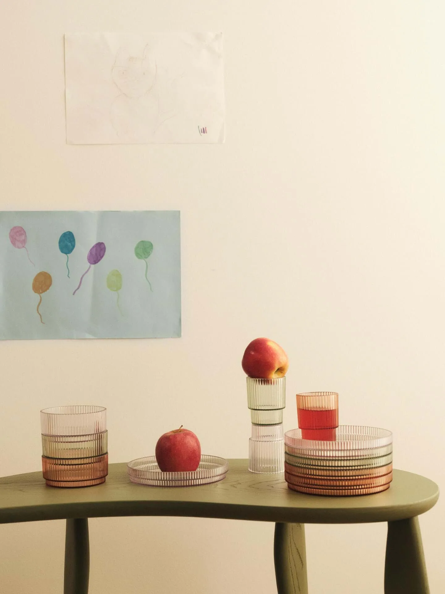 Ripple kids glass, Clear, 2-pack Ferm Living