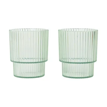 Ripple kids glass - Tea green, 2-pack - Ferm Living