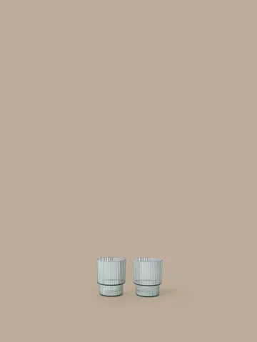 Ripple kids glass - Tea green, 2-pack - Ferm Living