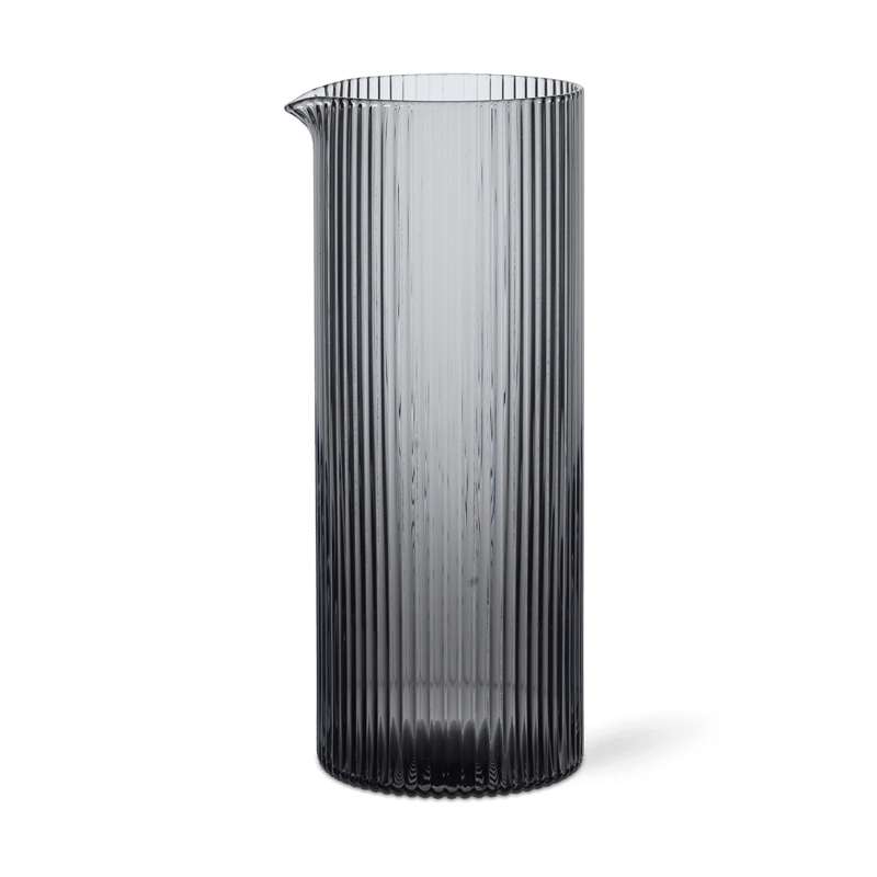 Ferm Living Ripple milk pitcher 40 cl Smoked grey