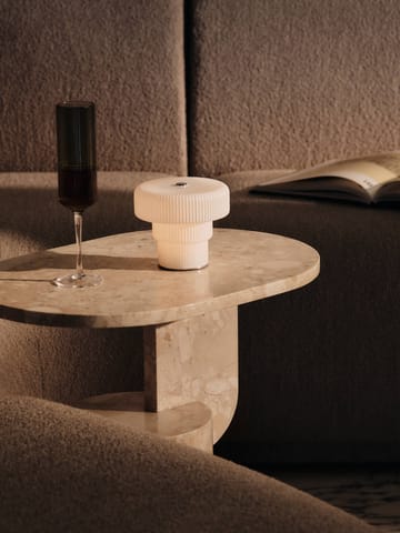 Ripple portable table lamp 10 cm - White - Ferm Living