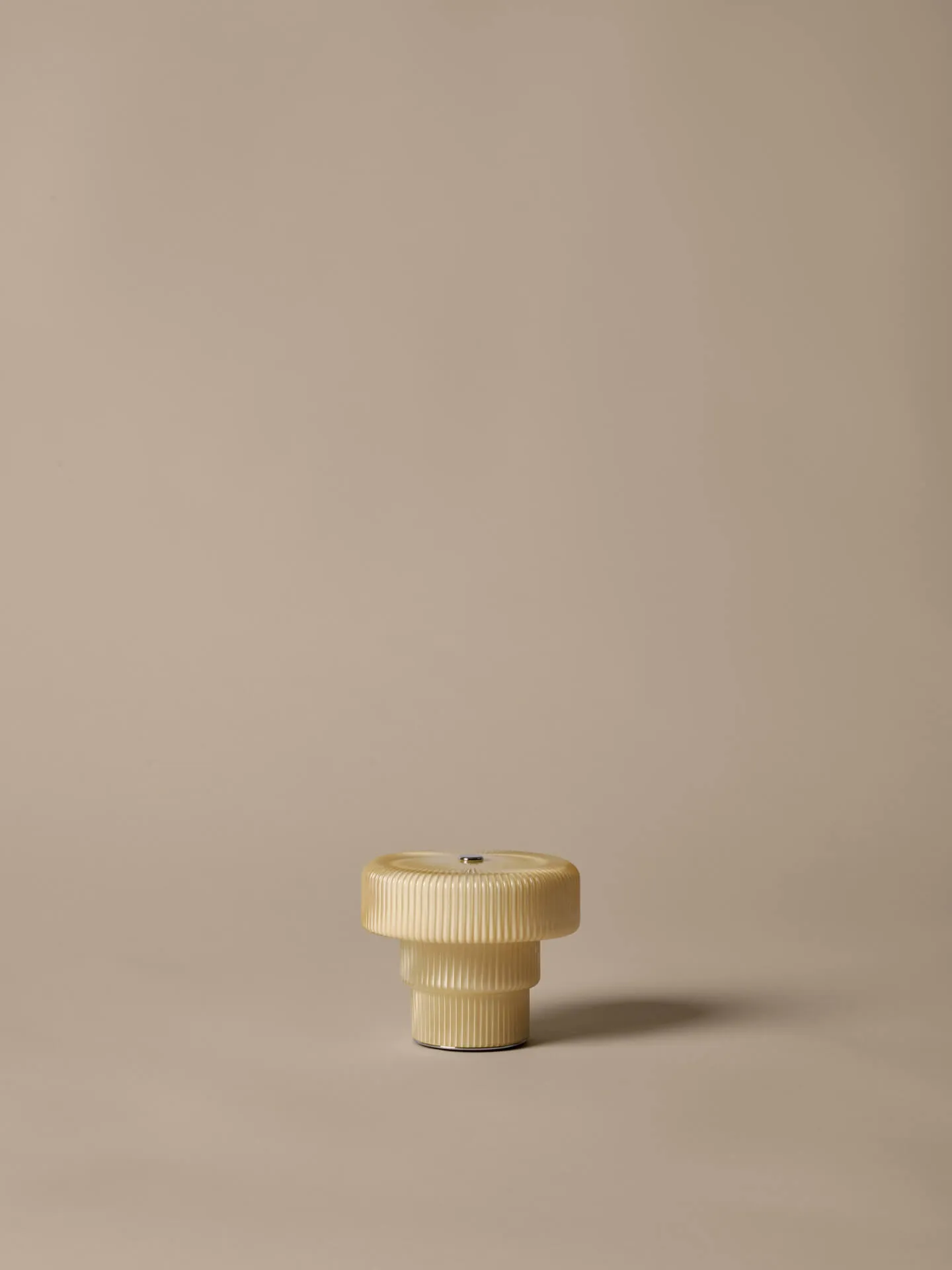 Ripple portable table lamp, Oat, 10 cm Ferm Living