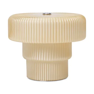 Ripple portable table lamp - Oat (beige), 10 cm - Ferm Living