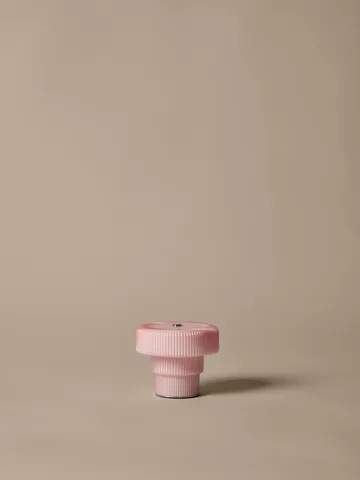 Ripple portable table lamp - Pale rose, 10 cm - Ferm Living