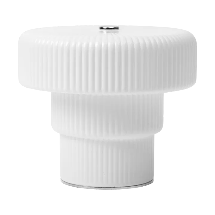 Ripple portable table lamp - White, 10 cm - Ferm Living