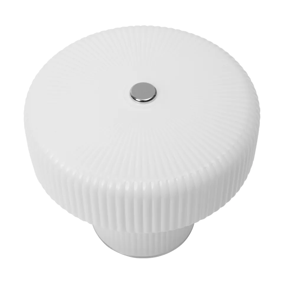 Ripple portable table lamp, White, 10 cm Ferm Living