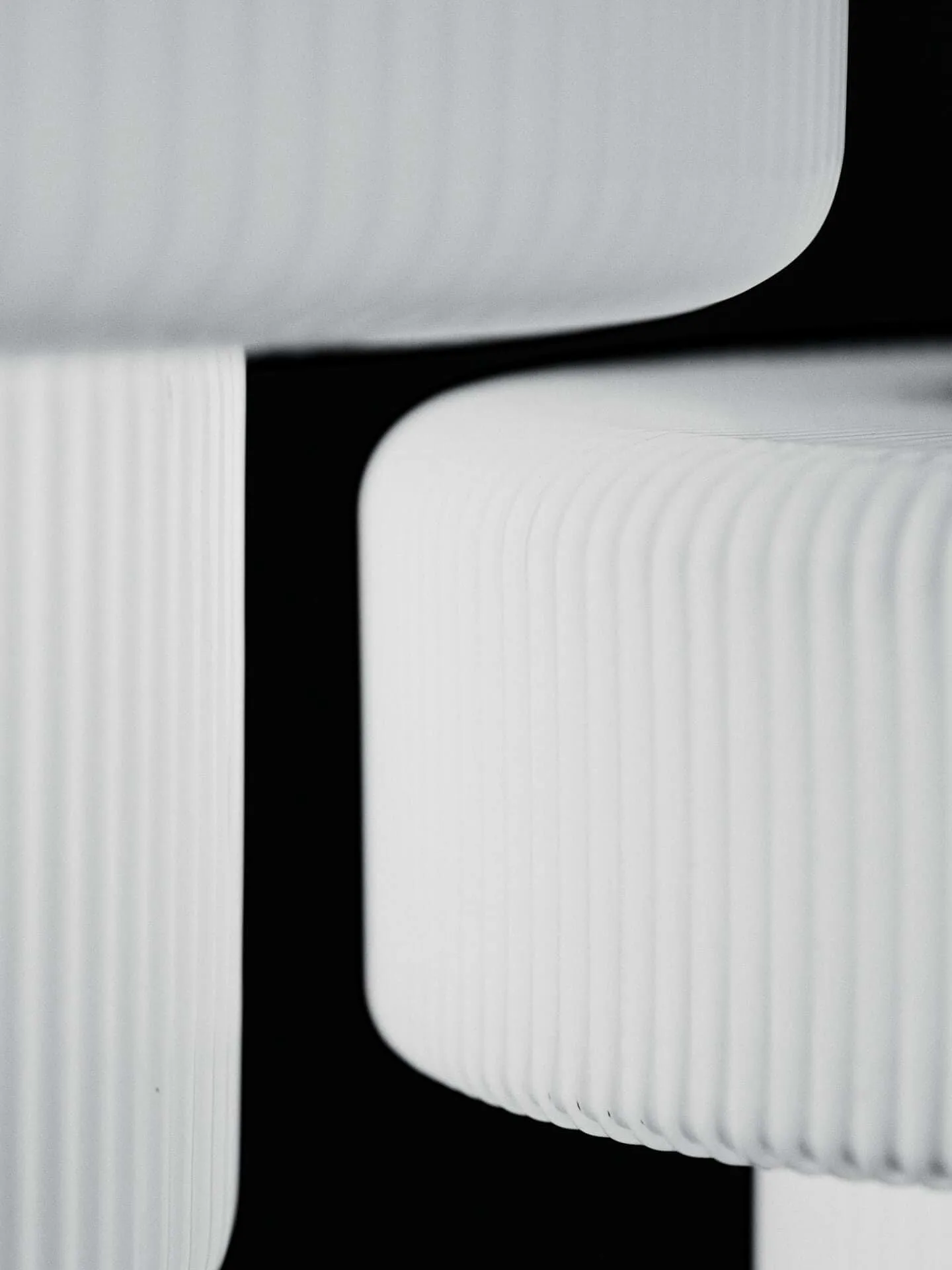 Ripple portable table lamp, White, 16.5 cm Ferm Living