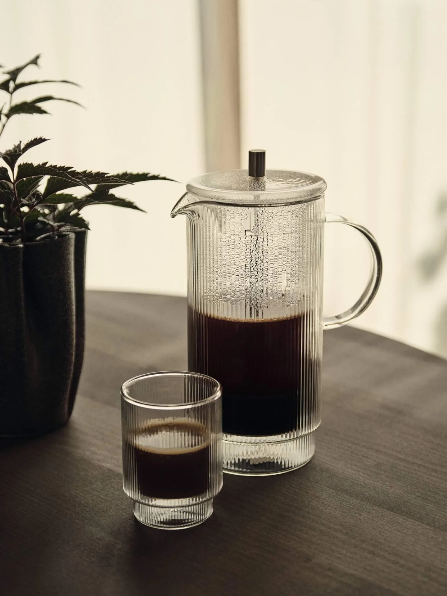 Ripple Thermal French press, Clear Ferm Living