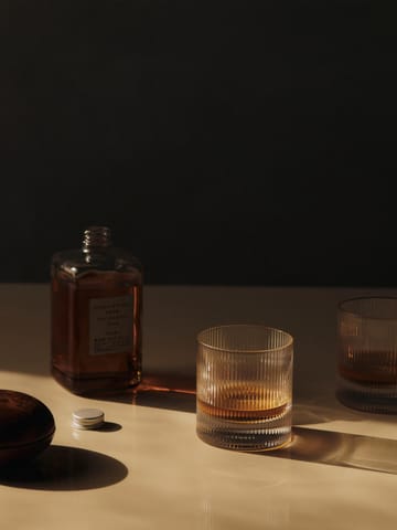 Ripple tumbler glass 25 cl 2-pack - Clear - Ferm Living