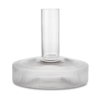 Ferm Living Ripple wine carafe Clear
