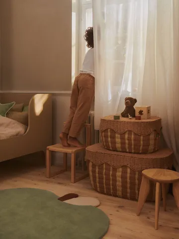 Rivan storage basket, set of 2 - Natural-off-white - Ferm Living