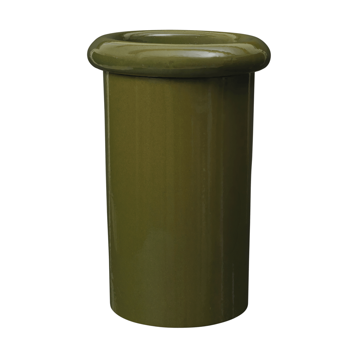 Ferm Living Rollo pot o31x46 cm Moss Green | Scandinavian Design | Flower pots | Green
