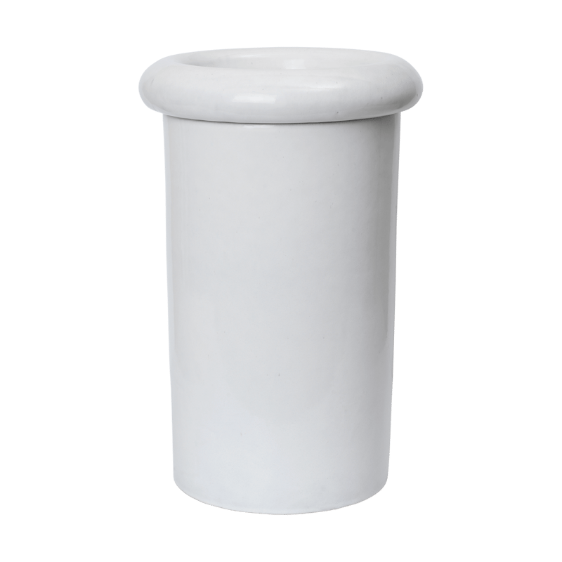 Ferm Living Rollo pot Ø31x46 cm White
