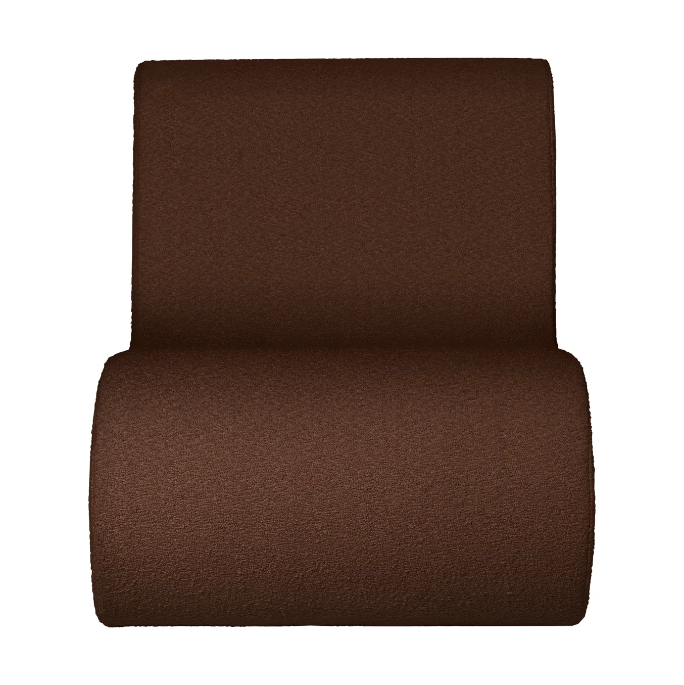 Rouli center module sofa pure bouclé, Chestnut brown Ferm Living
